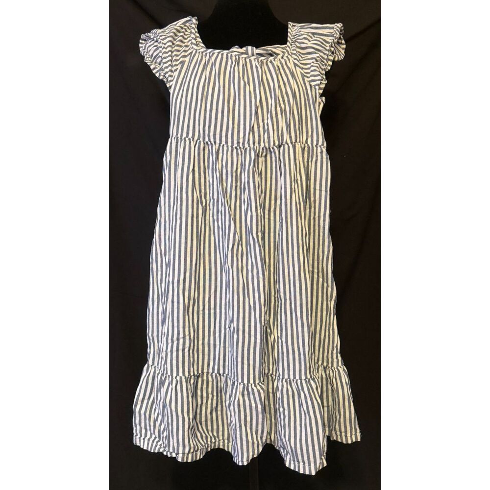 #159 - Old Navy Girls Striped Dress Size Medium 8